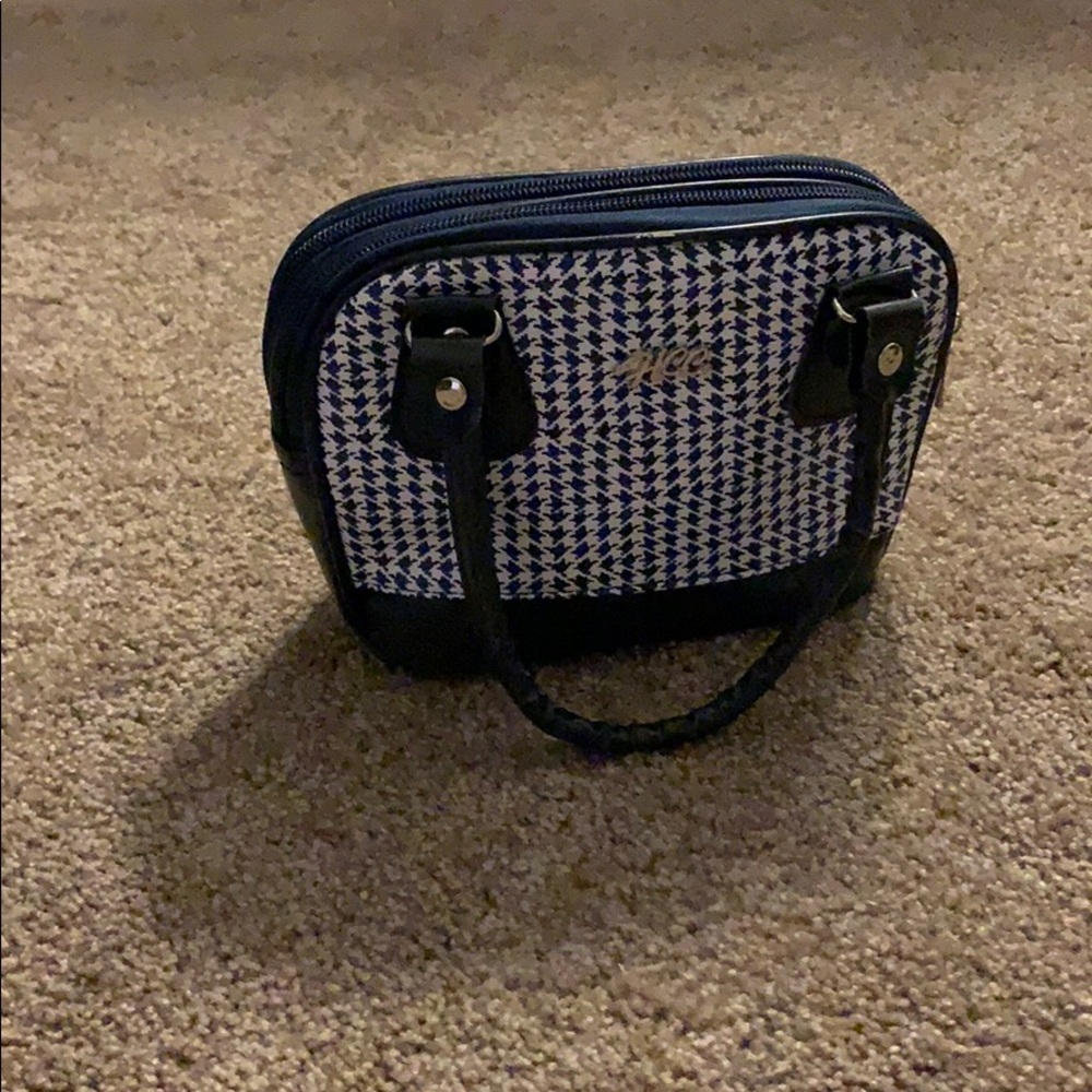 Blue and white mini bag never used before